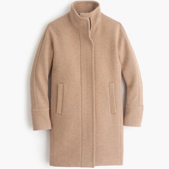J. Crew Jackets & Blazers - J. Crew Wool Stadium Cloth by Nello Gori Cocoon Coat Tan B2770 Minimalist Size 2